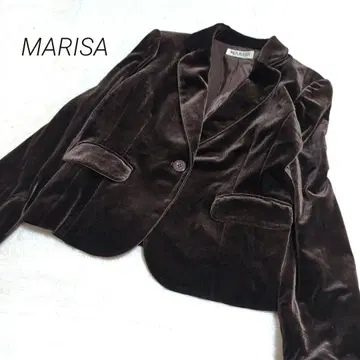 MARISA 브라운 벨로아 테일러드 자켓 13호