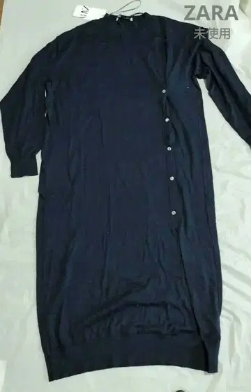 미사용 ZARA 네이비 니트 원피스 M 사이즈