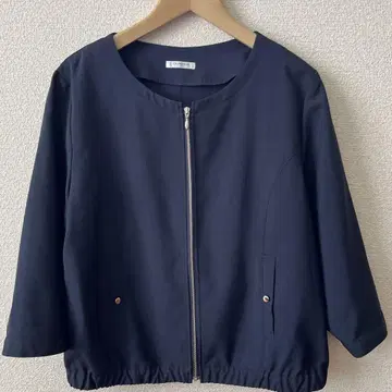 GLACIER 그라시아 논칼라 자켓 L 사이즈 네이비