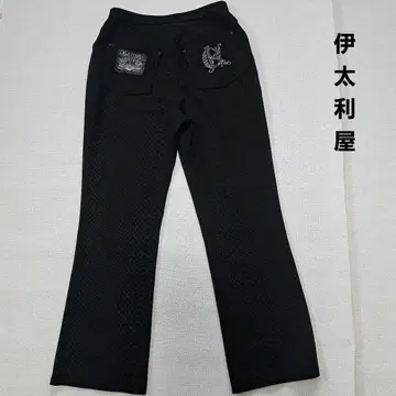 이타리야 팬츠 블랙 캐주얼