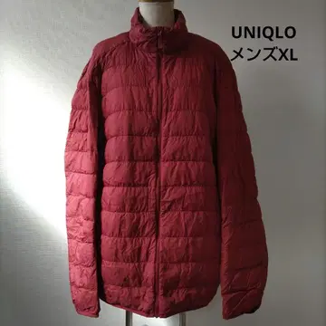 UNIQLO 울트라 라이트 다운 남성용 XL 빨간색 다운 자켓