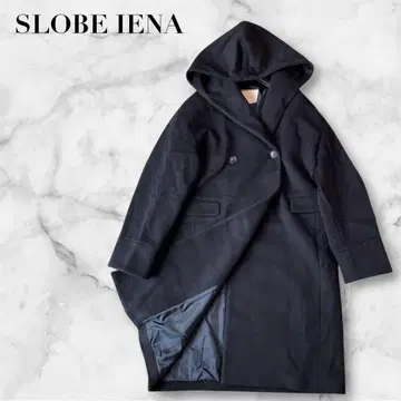 새상품급 슬로브 이에나 SLOBE IENA 후디드 코트 롱 코트