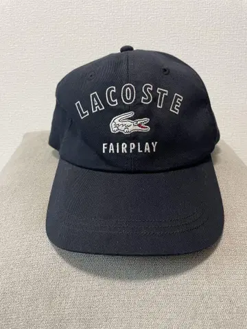 LACOSTE 네이비 캡 FAIRPLAY 자수
