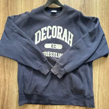 DECORAH WRESTLING 크루넥 트레이닝복 네이비