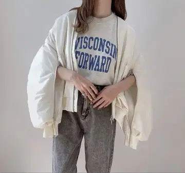 2way 슬릿 슬리브 MA-1 블루종