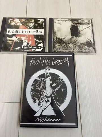 nightmare CD DVD 3장 세트