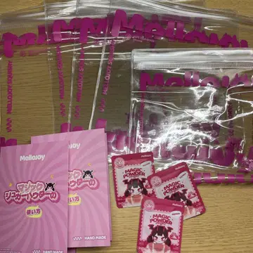 멜로조이 Mellojoy JOJO 스퀴즈 부속품 로고 포함 봉투 세트