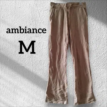 1점 한정 ambiance [M] 베이지 캐주얼 팬츠 맨투맨 하의