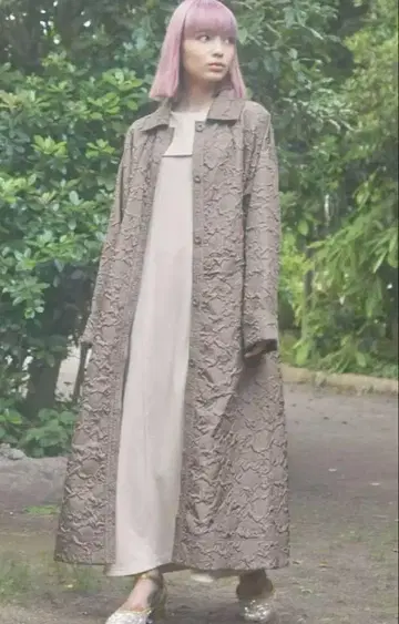 메리제니 롱 코트 브라운