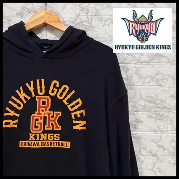 류큐 골든 킹스 후드티 네이비 2XL