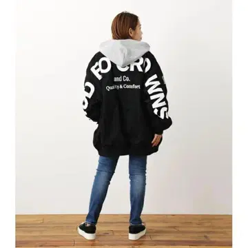 [ 로데오 크라운 와이드 보울 ] HOODED BIG 블루종