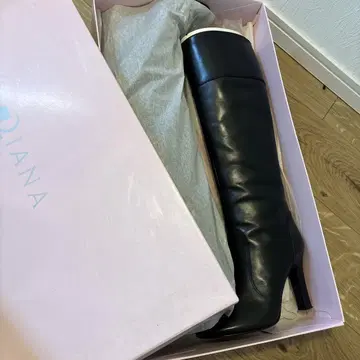 D.IANA 다이애나 가죽 롱 부츠