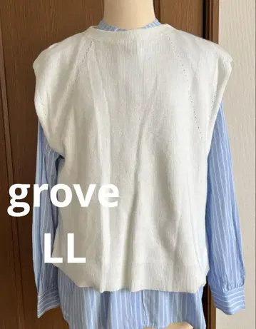grove [미사용품] 셔츠 베스트 세트 아이템 LL