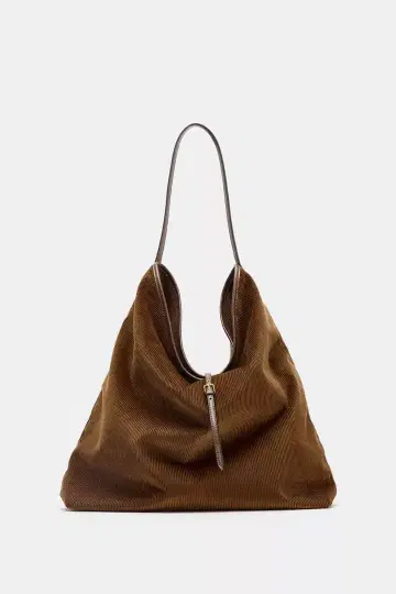 [ 미사용 새상품 ] ZARA 코듀로이 백