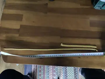 금 도금 목걸이 2개 세트