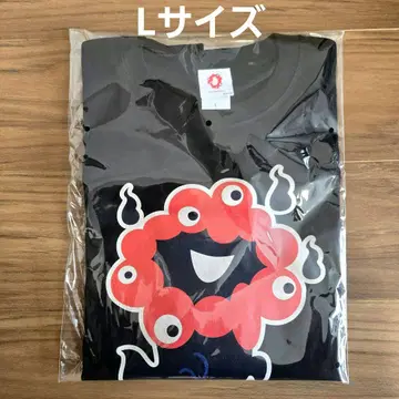 오바케 미야쿠미야쿠 하츠미미 카이단 만박 T셔츠 블랙 L