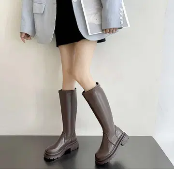 Miniministore 브라운 롱 부츠
