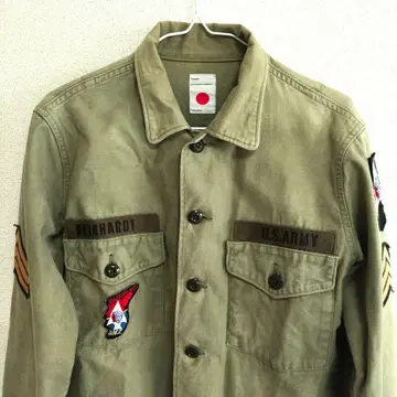 레어 사이즈 3 유틸리티 셔츠 존 레논 카키
