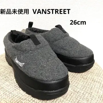 미사용 새상품 VANSTREET 통굽 충전솜 모크 슈즈 슬립온 26cm