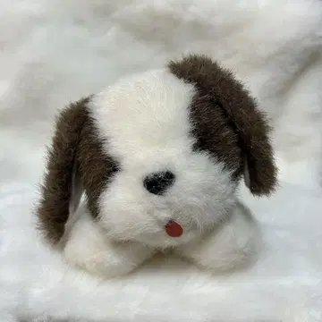 쇼와 레트로 봉제 인형 강아지