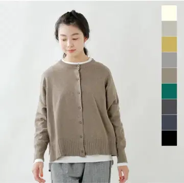 tsumugu 코튼 랜덤 리브 니트