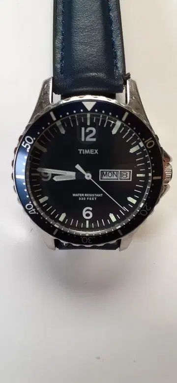 작동품 timex j.crew 별주 다이버 워치