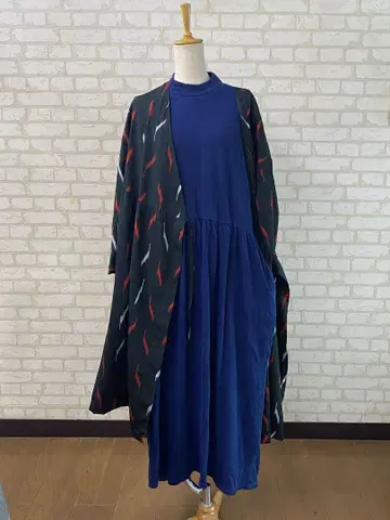 기모노 리메이크 개성 있는 카슈쿨 원피스 코트