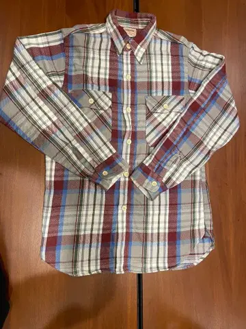 DUBBLEWORKS 체크 무늬 플란넬 셔츠