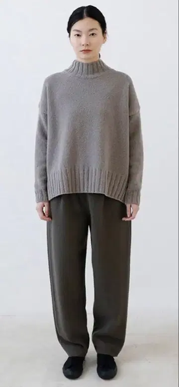 evameva 알파카 울 터틀넥