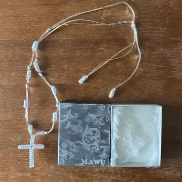 MASU 22aw CROSS necklace