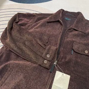 [ 택 포함 미사용 새상품 ] 브라운 코듀로이 자켓 00s