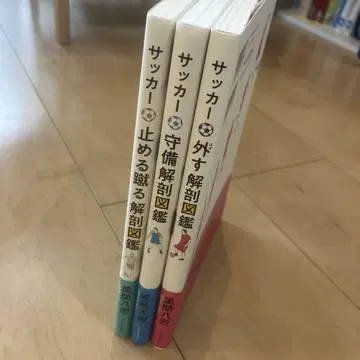 축구 해부 도감 멈추고 차기 수비 3권 세트
