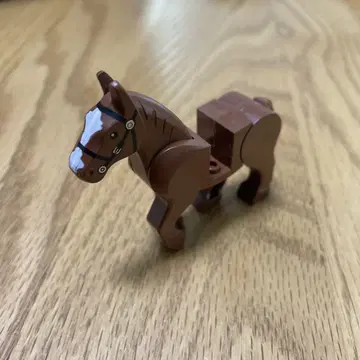 LEGO 미니 피규어 말 브라운