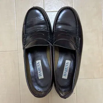 HARUTA 브라운 로퍼 A400 24.5cm