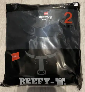BEEFY-T 블랙 XL 사이즈 2장 세트
