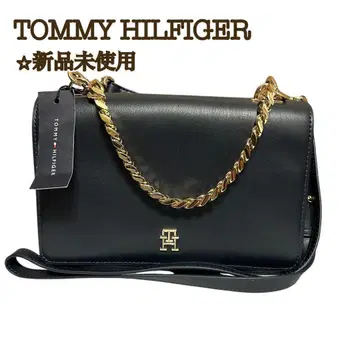 [ 새상품 ] 타미힐피거 2WAY 체인 숄더백 네이비