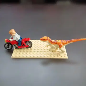 LEGO 쥬라기 월드 새로운 지배자 바이크와 공룡 세트