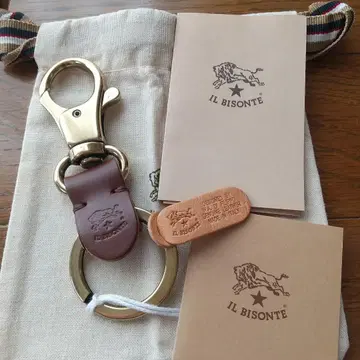 미사용 새상품 IL BISONTE 일비종떼 키링 나스칸 키링
