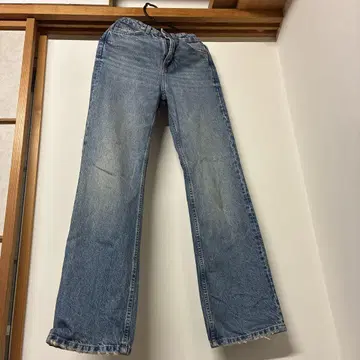 ZARA 와이드 레그 데님 팬츠 EUR34