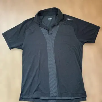Titleist 블랙 피케 셔츠 L