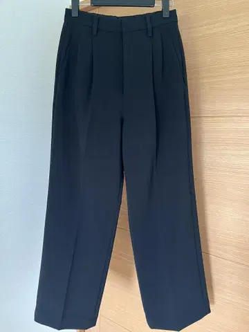 더블 크로스 투 턱 팬츠