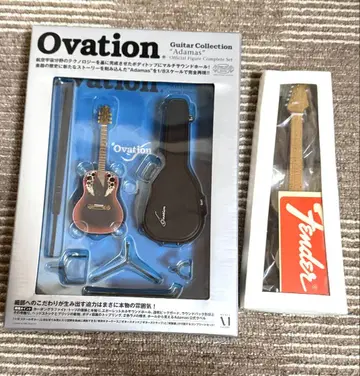 새상품 레어 Ovation Adamas & Fender 스트라토 미니어처