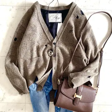 새상품 필링스 pillings fallen 레이스 편직 가디건 1