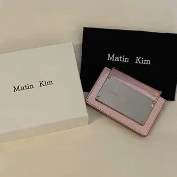 Matin Kim 핑크 카드 케이스