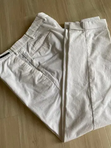 PT01 코듀로이 팬츠 화이트 48 새상품급