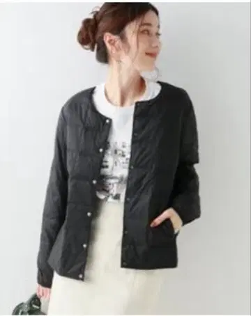 TAION 블랙 다운 자켓