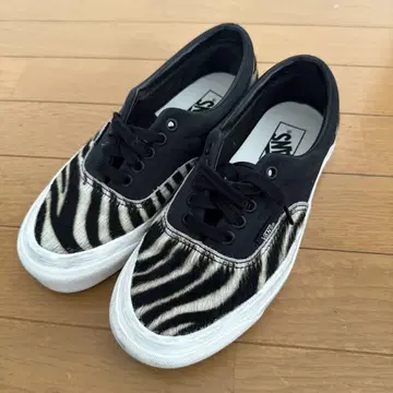 VANS 제브라 패턴 아나하임 단종 송치 24.5cm