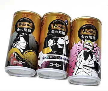 ONE PIECE WONDA 빈 캔 크로커다일 도플라밍고 미호크