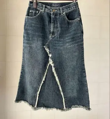 BOM JEANS 다크 데님 스커트 M size