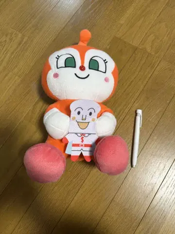 호빵맨 짤랑이 봉제 인형 약 30cm